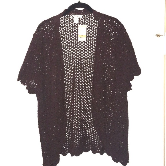Style & Co. Sweaters - Style&Co Chocolate Brown Sweater 3X